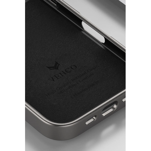 Venco iPhone 16 Pro Max Wave Kapak - Koyu Kahve