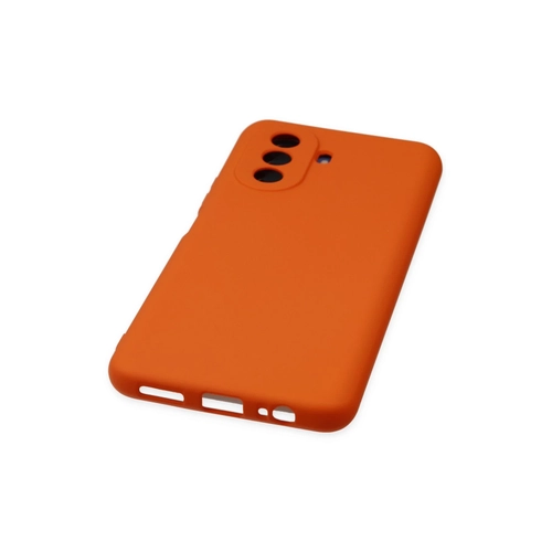 Newface Huawei Nova Y70 Klf Nano ii Kadife Silikon - Turuncu