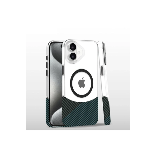 Joko iPhone 16 Plus Carbon Puzzle Magsafe Kapak - Ak Mavi