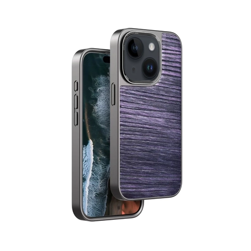 Venco iPhone 14 Wave Kapak - Derin Mor