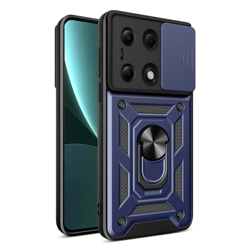 Newface Xiaomi Poco M6 Pro 4G Klf Pars Lens Yzkl Silikon - Lacivert