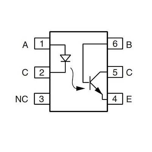 4N25 Transistr kl Optokuplr Entegresi DIP-6