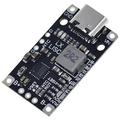 2S 7.4V Lityum Pil arj Kontrol Devresi Type-C