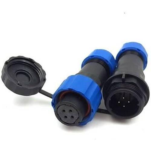 SD16 4 Pin 16mm Su Geirmez Konnektr Takm