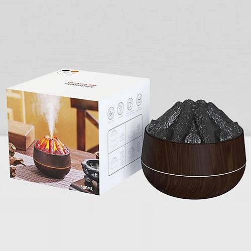 Divex Kmr Atei Grnml Hava NemlendiriciCharcoal Fire HumidifierSiyah H-55