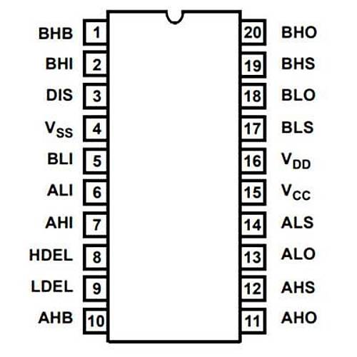 HIP4081AIP DIP-20 Mosfet Src Entegresi
