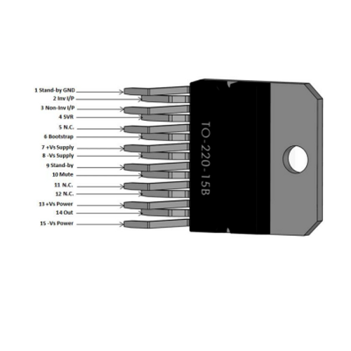 TDA7294 Entegre Multiwatt-15