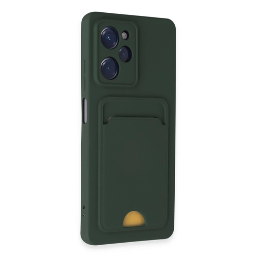 Newface Xiaomi Poco X5 Pro 5G Klf Kelvin Kartvizitli Silikon - Koyu Yeil