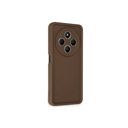 Newface Xiaomi Redmi 14C Klf Viera Silikon - Kahverengi