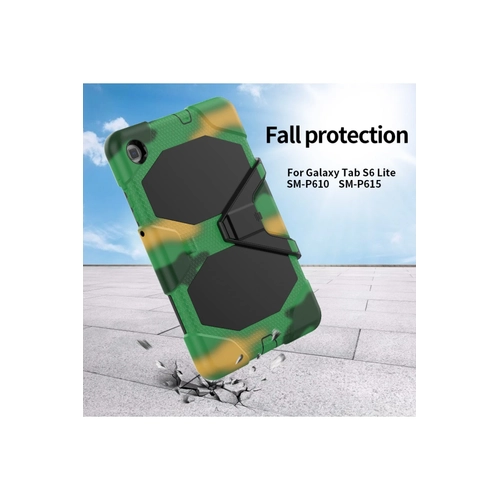 Newface Samsung Galaxy P610 Tab S6 Lite 10.4 Klf Griffin Tablet Kapak - Kamuflaj