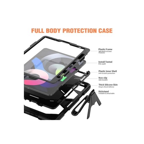 Newface iPad Pro 11 (2020) Klf Griffin Tablet Kapak - Siyah