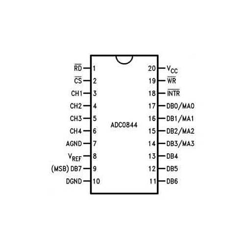 ADC0844 DIP-20 Analog Dijital evirici Entegresi