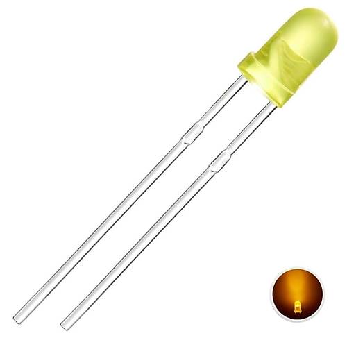 3mm Led Sar Diyot Diffused 1 Adet