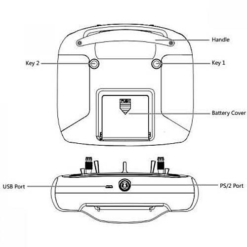 Flysky FS-i6S 2.4GHz 10 Kanal Kumanda ve FS-IA10B Alc