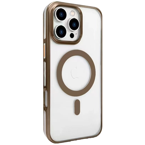 Joko iPhone 16 Pro Gleam PC Sert Magsafe Klf - Kahverengi