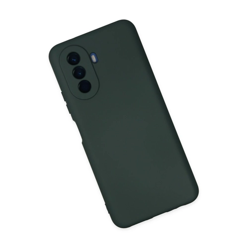 Newface Huawei Nova Y70 Klf Nano ii Kadife Silikon - Koyu Yeil