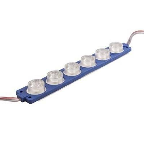 6W Mercekli Modl 6'l Led - Mavi 12V