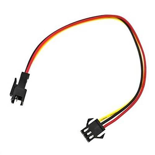 3-Pin SM 2.54mm Dii - Erkek Uzatma Kablosu - 20cm