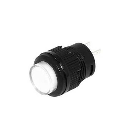 RL16-503A 16MM Plastik 2 Pin Anahtarl Buton Beyaz