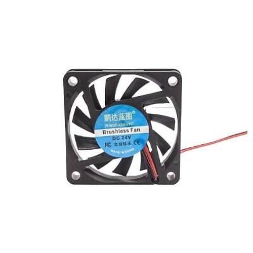 60x60x10mm 24V Fan 2 Kablolu