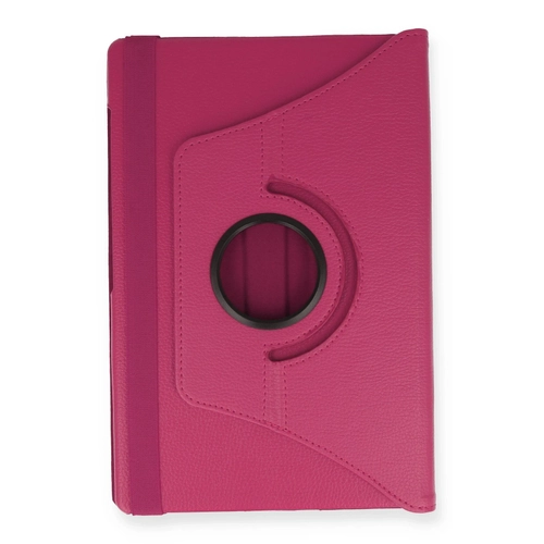 Newface Samsung Galaxy P610 Tab S6 Lite 10.4 Klf 360 Tablet Deri Klf - Pembe