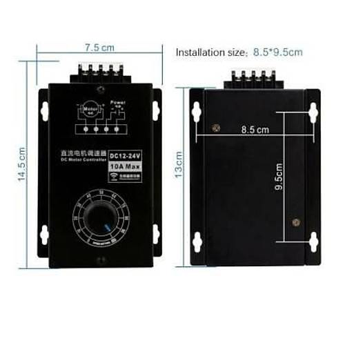 Kumandal 10A DC Motor Src PWM DC 12-24V