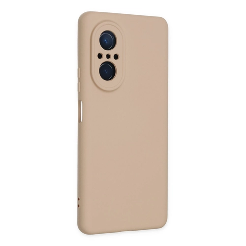 Newface Huawei Nova 9 SE Klf Nano ii Kadife Silikon - Pudra