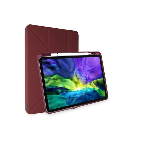 Newface iPad Air 4 10.9 Klf Kalemlikli Mars Tablet Klf - Mor