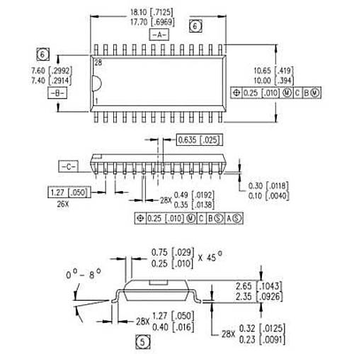 IR2130 SOIC-28 Smd Mosfet Src Entegresi
