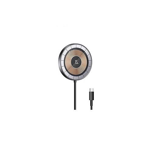 AW16 15W TypeC Magsafe, IPhone Manyetik effaf Grnml Kablosuz arj Cihaz