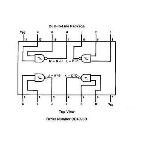CD4093 SMD Entegre