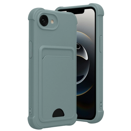 Newface Apple iPhone 16E Kelvin Kartvizitli Silikon - Ak Yeil