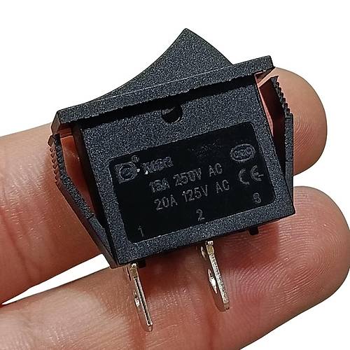 IC-114 Tekli Dar Iksz Anahtar On-Off 2P Siyah