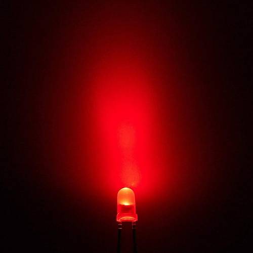 3mm Led Krmz Diyot Diffused 1 Adet