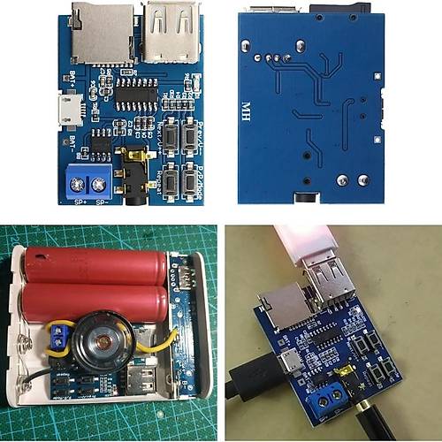 Amplifikatr Devresi Mono 3W / MP3 alar Devresi