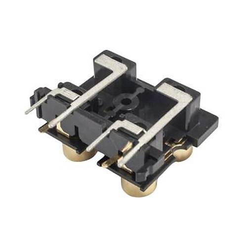 RC14 3.5mm İkili Stereo RCA Jack Dişi - PCB Tip