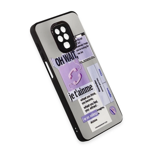 Newface Xiaomi Redmi Note 9 Pro Klf Mirror Desenli Kapak - Mirror - 4