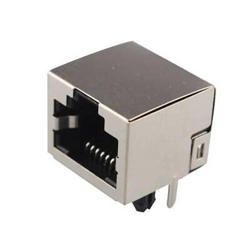 RJ45 Dişi Ethernet Konnektörü - PCB Tipi 16x16x13mm