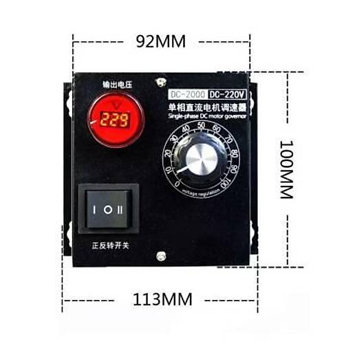 DC 220V Motor Src Hz ve Yn Kontroll 2000W