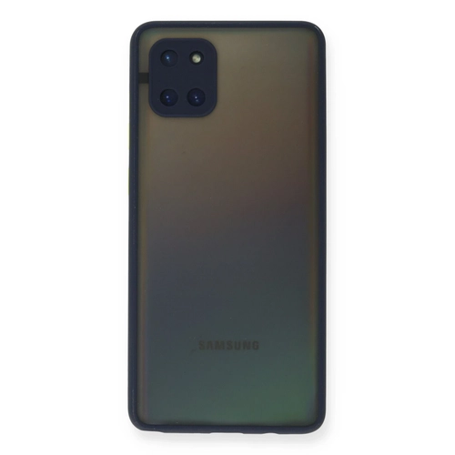 Newface Samsung Galaxy A81 / Note 10 Lite Klf Montreal Silikon Kapak - Lacivert
