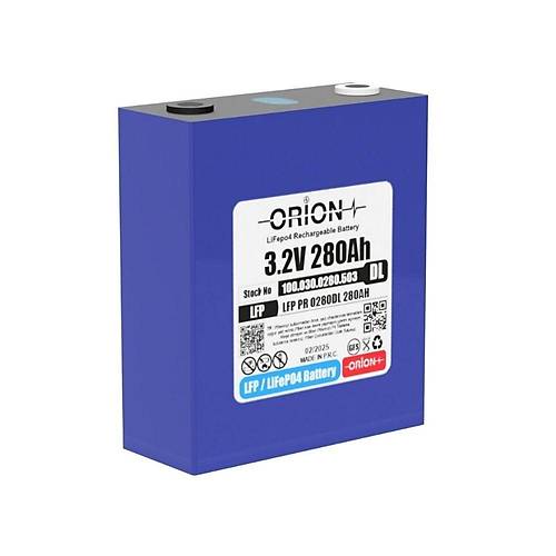 Orion LiFePO4 3.2V 280DL 280AH Prizmatik Pil