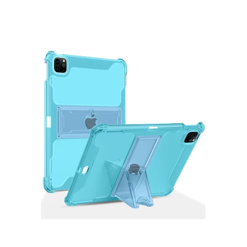 Newface iPad Mini 6 Klf Anti effaf Standl Tablet Silikon - Mavi