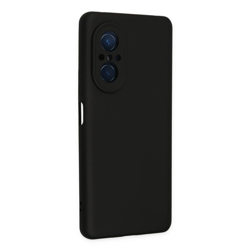 Newface Huawei Nova 9 SE Klf Nano ii Kadife Silikon - Siyah