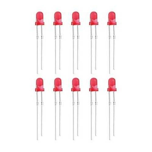 3mm Krmz Led Paketi - 10 Adet