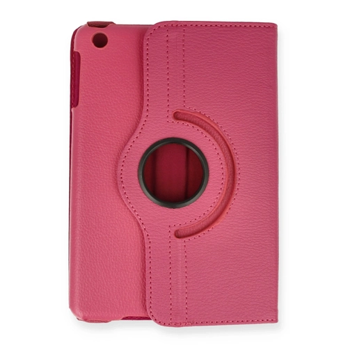 Newface iPad Mini 1 Klf 360 Tablet Deri Klf - Pembe
