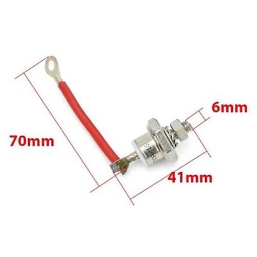 ZX70-12 70A 1200V Kablolu Bakr Metal Vidal Diyot - Katot