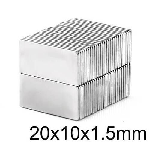 20X10x1.5mm Neodyum Gl Mknats - Neodim Magnet