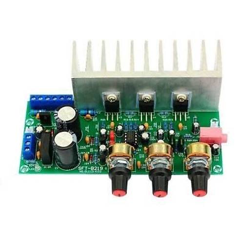 TDA2050 + TDA2030 18W + 18W / 32W 2.1-Kanall Subwoofer Ses G Amplifikatr Kart