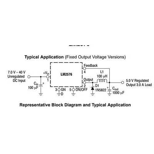 LM2576T-5.0 Voltaj Regülatörü - TO220
