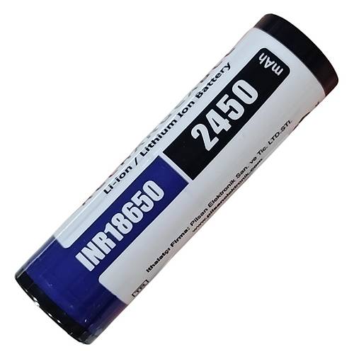 Orion 18650 3.7V 2450mAh 5C arj Edilebilir Li-ion Pil Basz